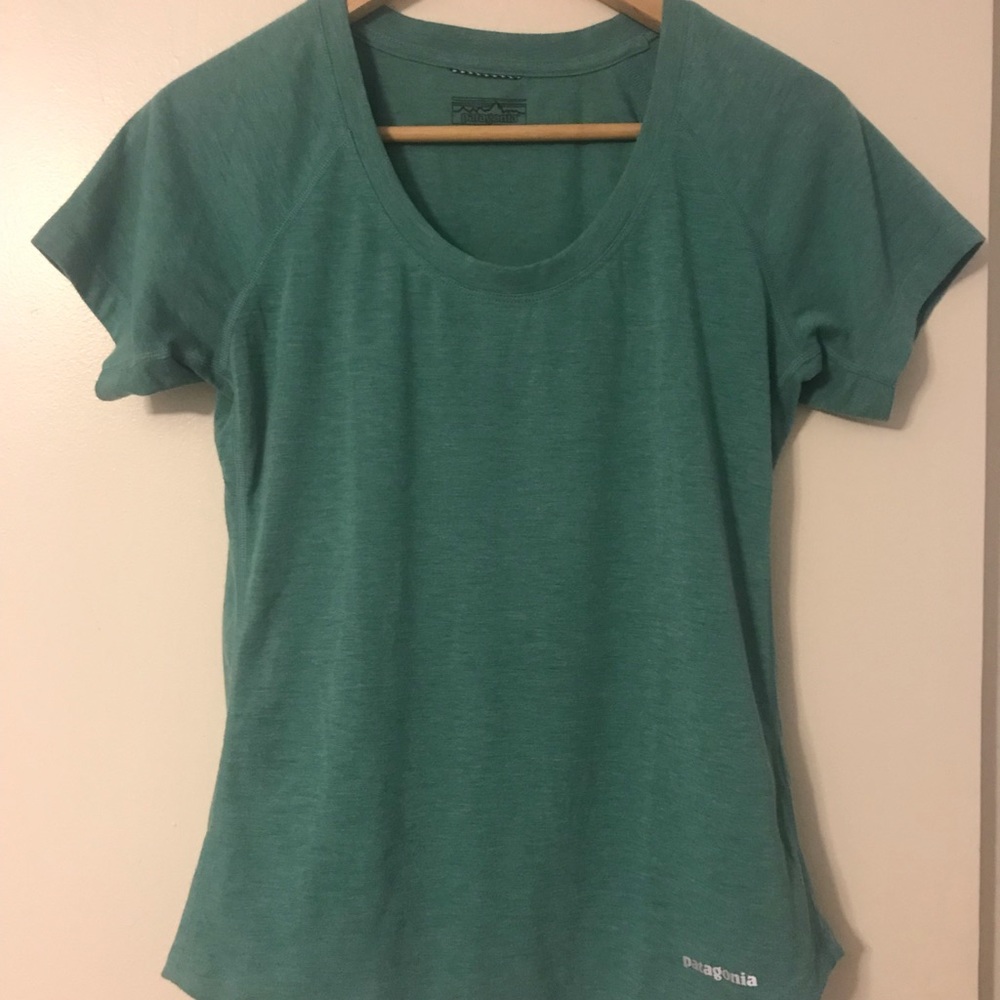 Patagonia Nine Trails Shirt - Womens XS - Green